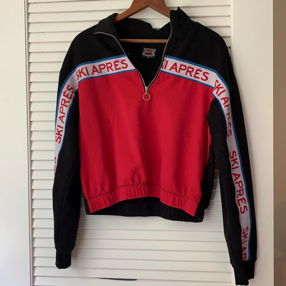 TARGET Apres Ski Cropped Quarter Zip Jacket
